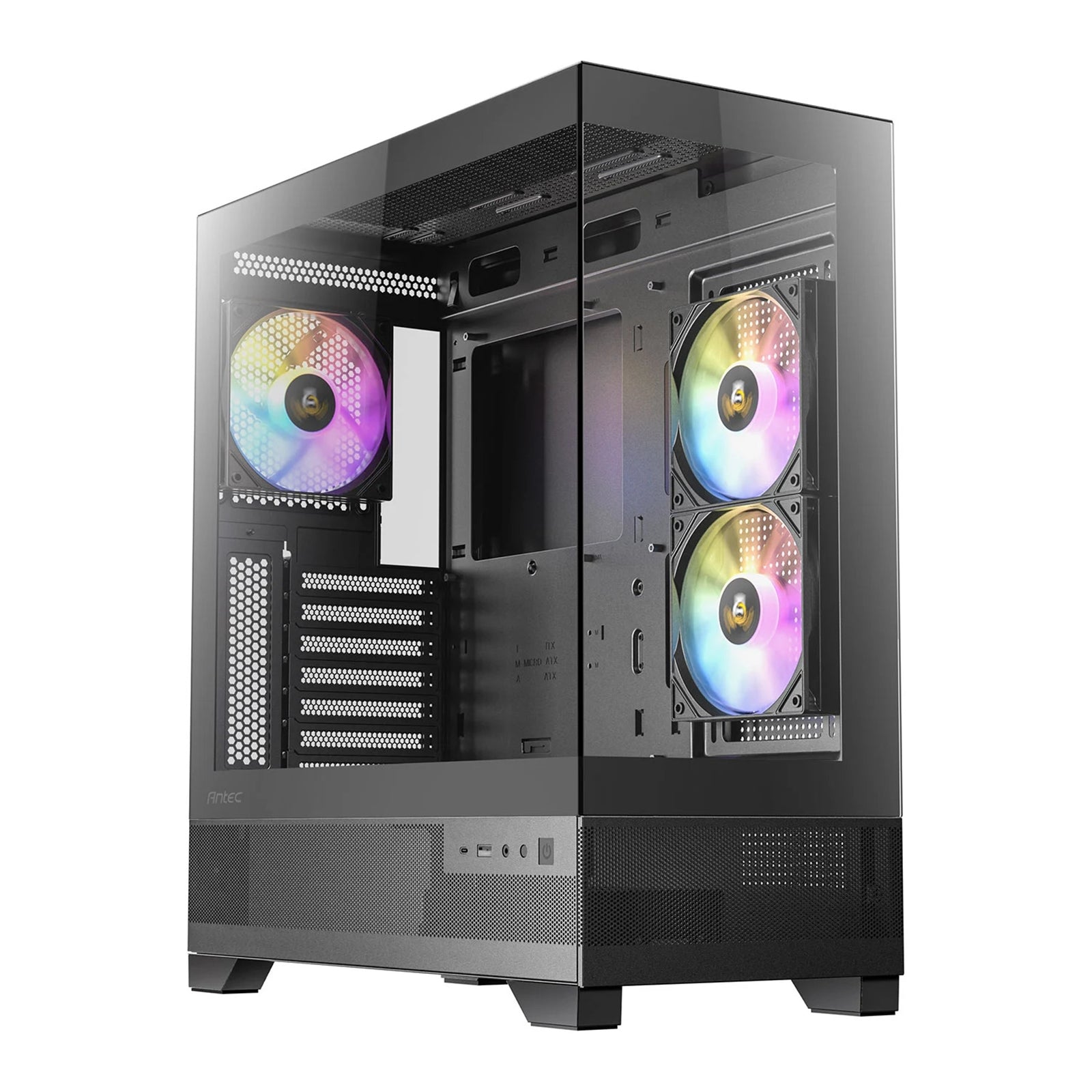 ANTEC CX700 270° Tempered Glass Mid Tower - 6x ARGB PWM Fans ANTEC CX700 270° Tempered Glass Mid Tower - 6x ARGB PWM Fans